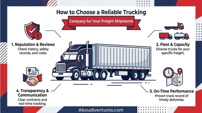 How to Choose a Reliable Trucking Company for Your Freight Shipments